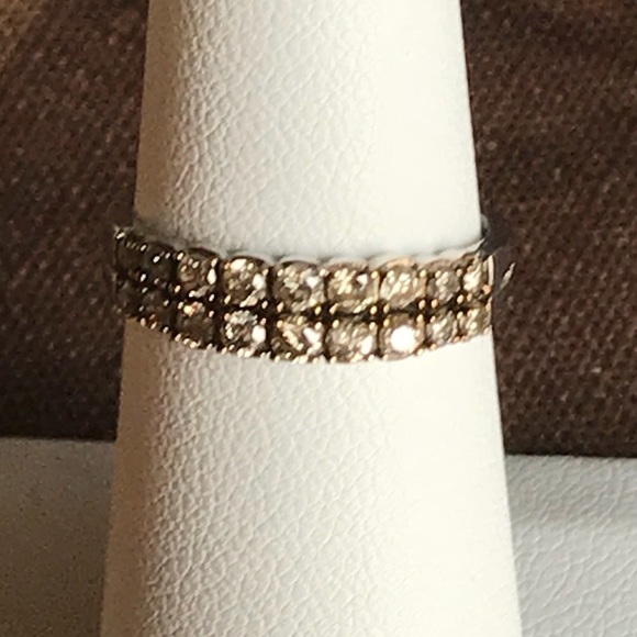 Genuine Champagne Diamond Ring - Picture 6 of 8